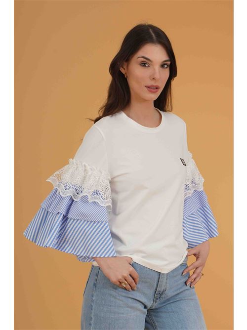 Maglia in cotone Il The' Delle 5 | SAMY 71BIANCO